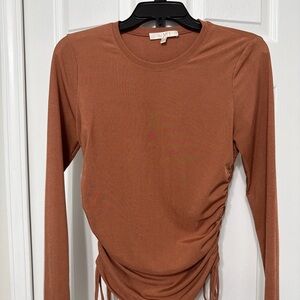 Wayf Women's Rust Long Sleeve Top